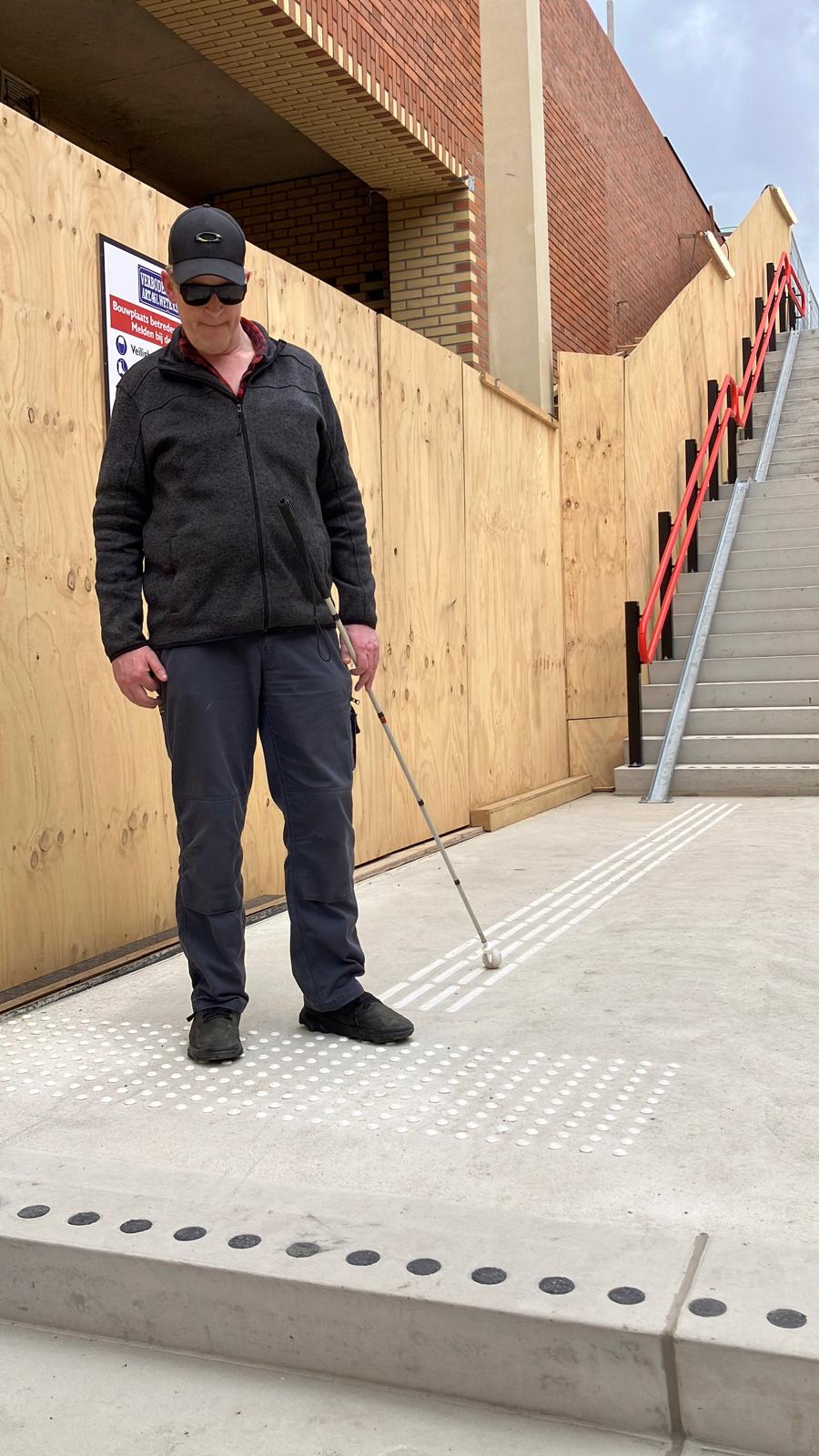 Foto 8 bij artikel "Aandachtspunten voor de blindengeleidelijnen in hoofdstation Groningen".